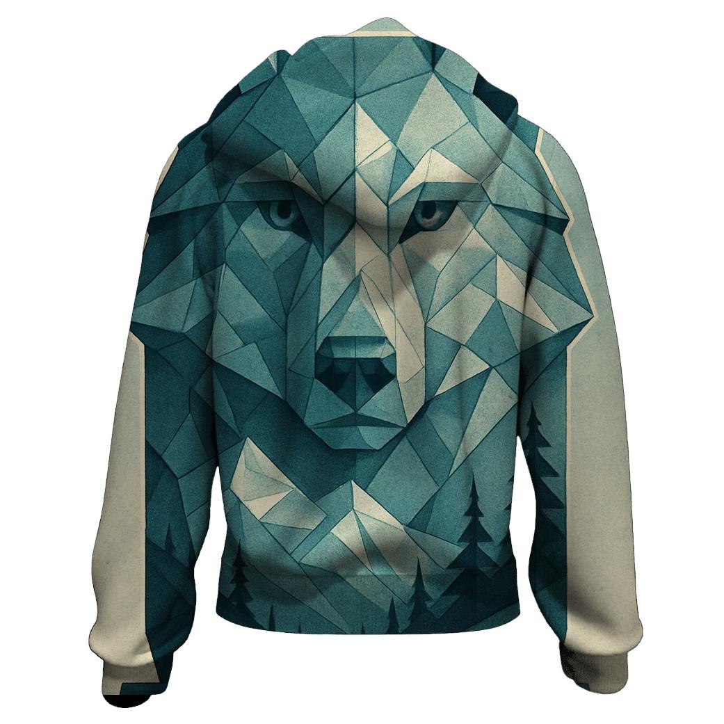 Mountain Monolith Wolf Totem heavyweight hoodies