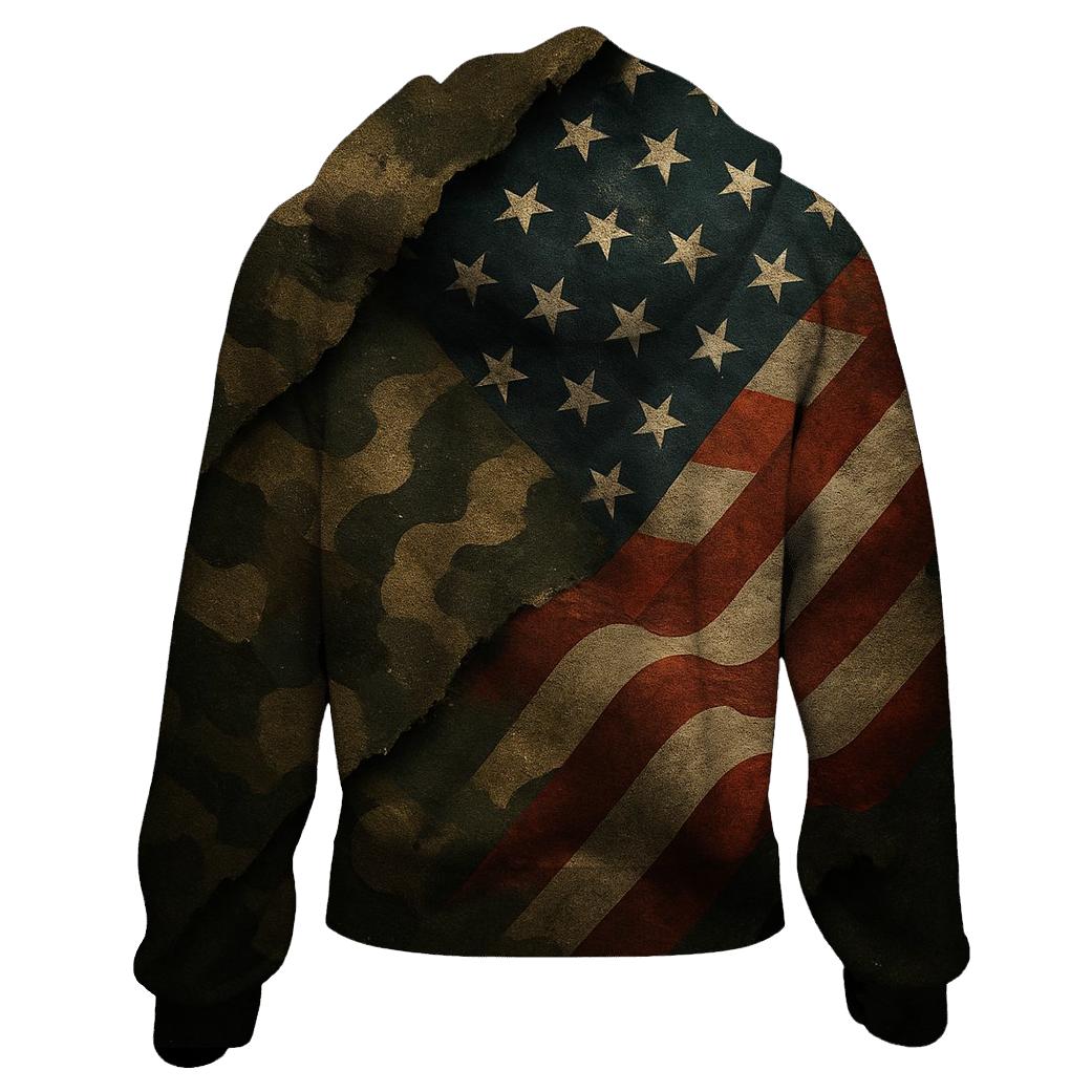 Camo Flag Recon Fusion zip-up hoodies