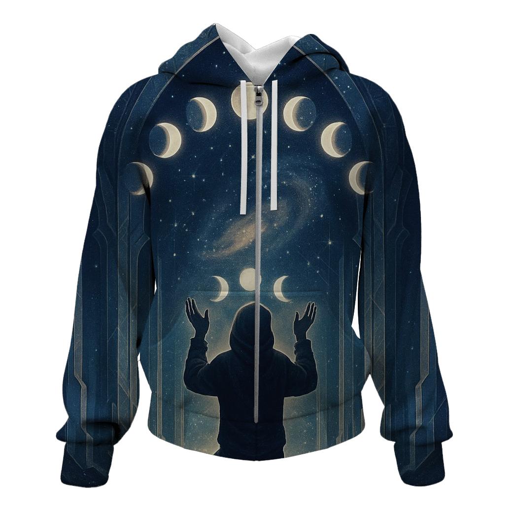 Cathedral Of The Seven Moons zip-up hoodies