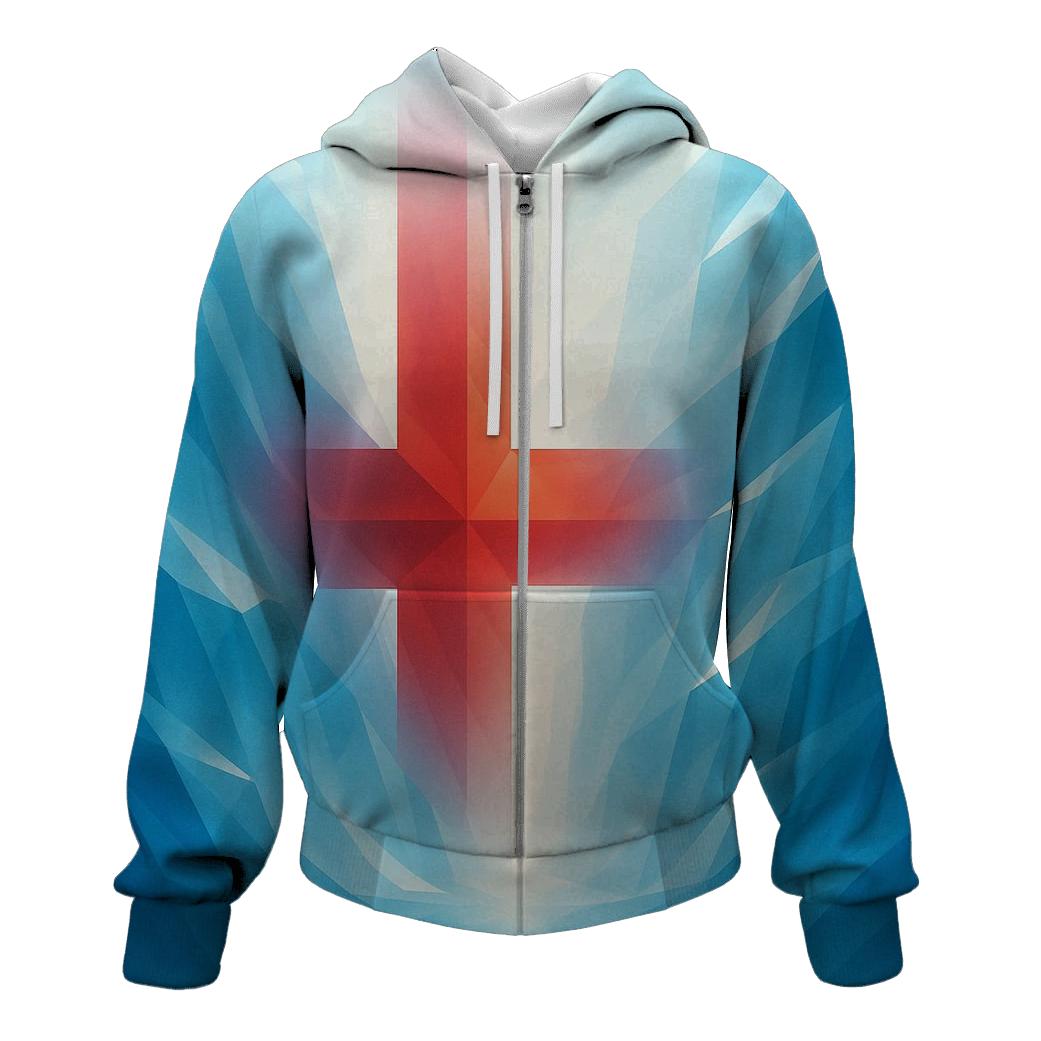 Iceland Glacier Prism Flag hoodie trends