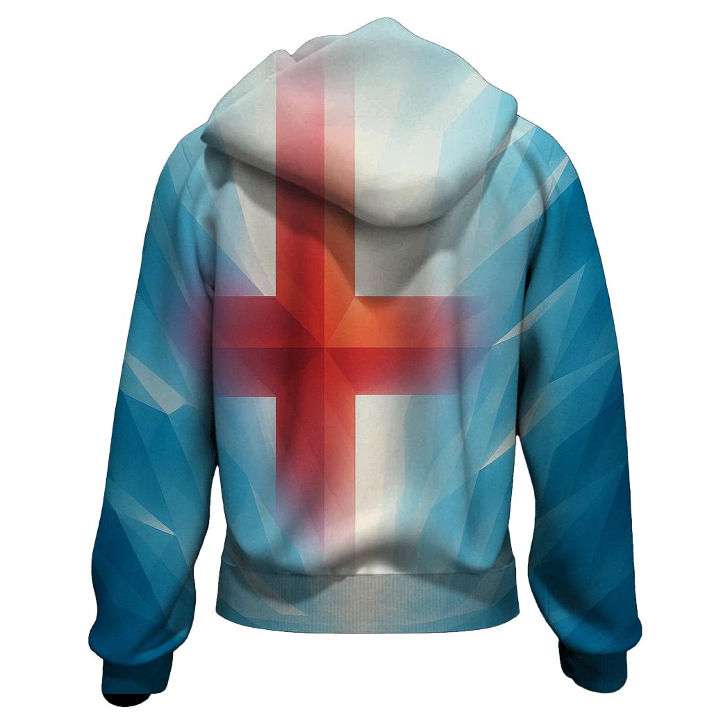 Iceland Glacier Prism Flag hoodie trends