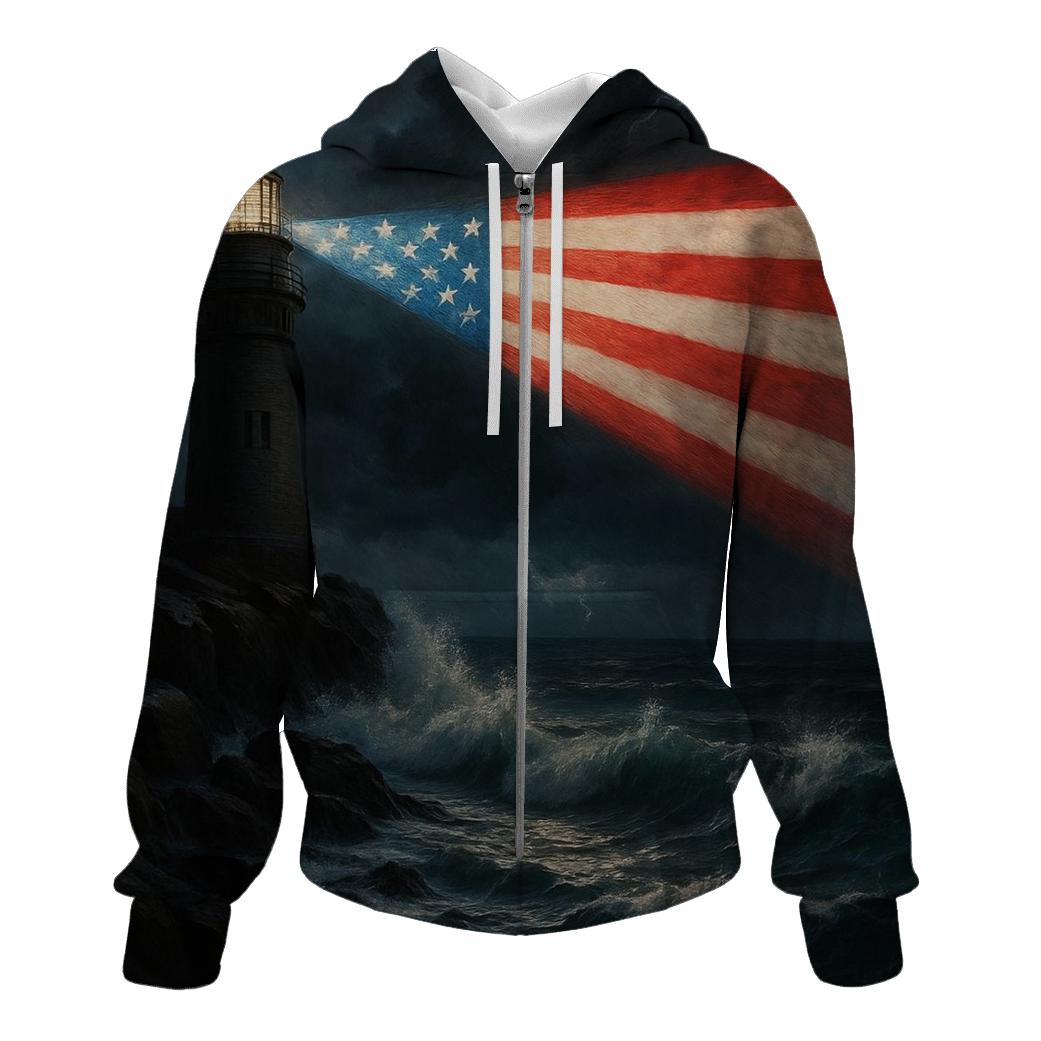 Ocean Rescue Flag Beacon heavyweight hoodies