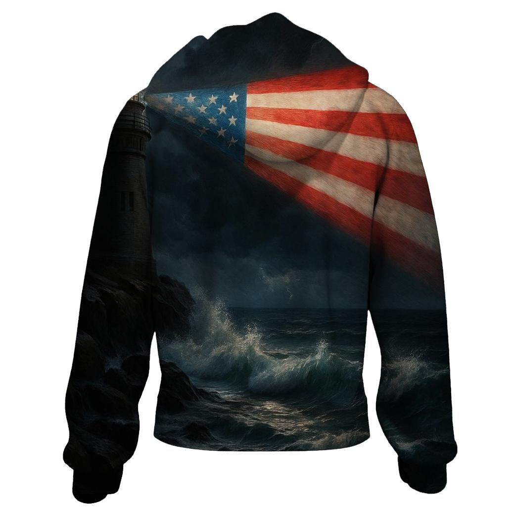 Ocean Rescue Flag Beacon heavyweight hoodies