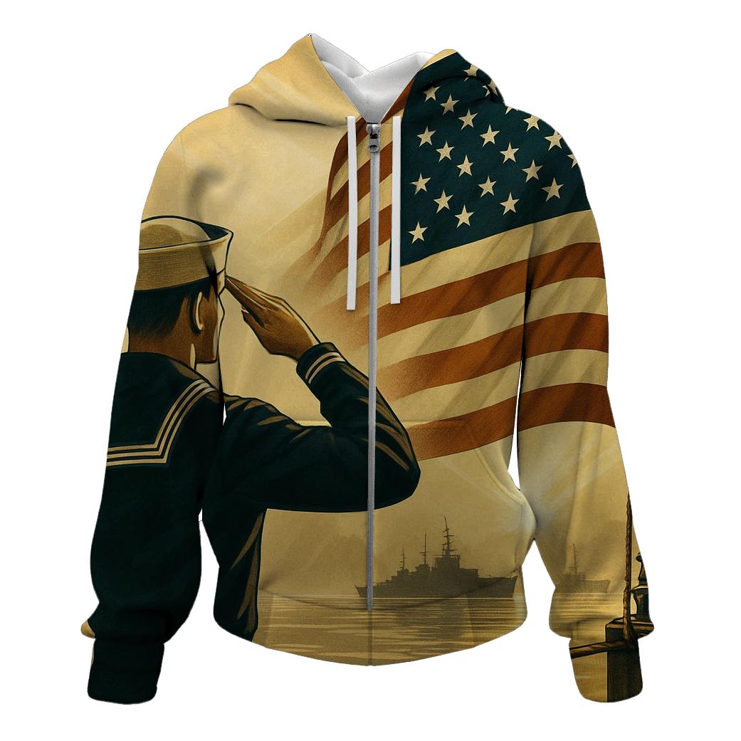 Harbor Guard At Sunrise Reflection hoodie designs