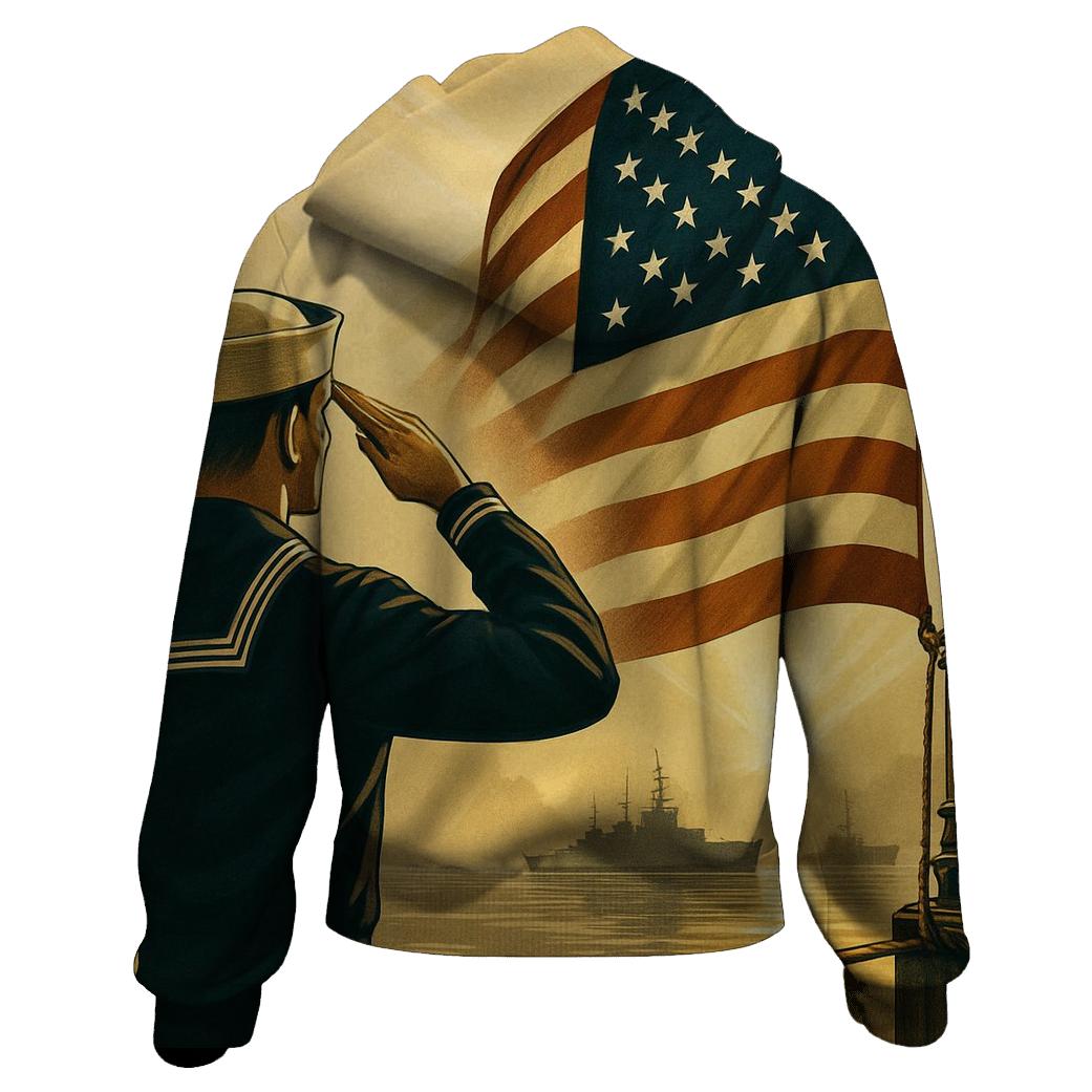 Harbor Guard At Sunrise Reflection hoodie designs