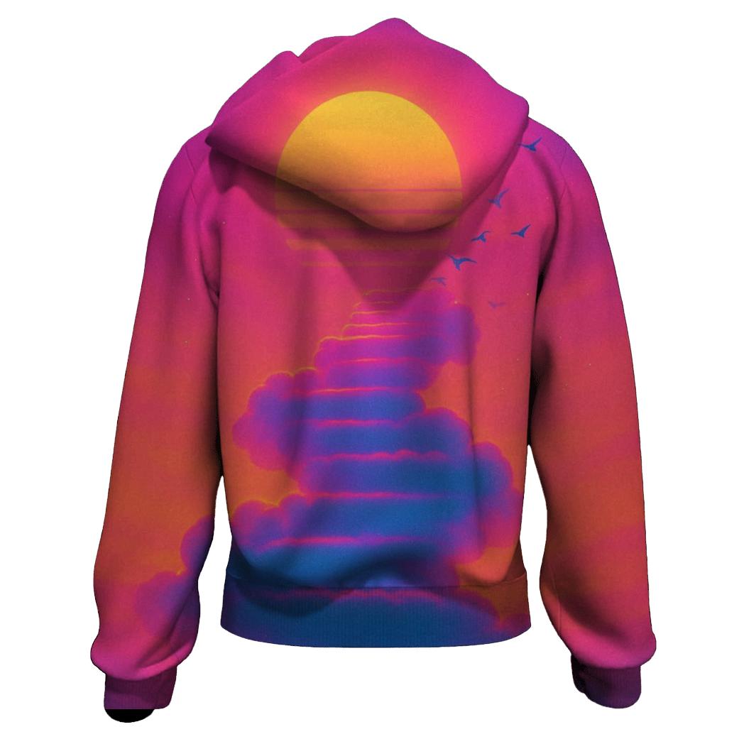 Cloud Stairway To Evening designer hoodies