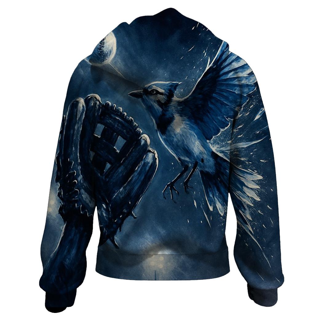 Frozen Night Catch Blue Jays designer hoodies
