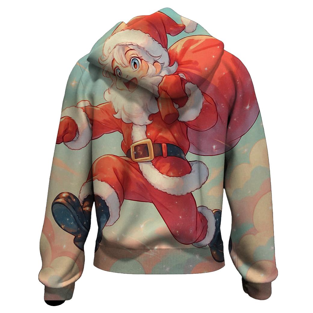 Anime Candy Cloud Santa Delivery hoodies fashion