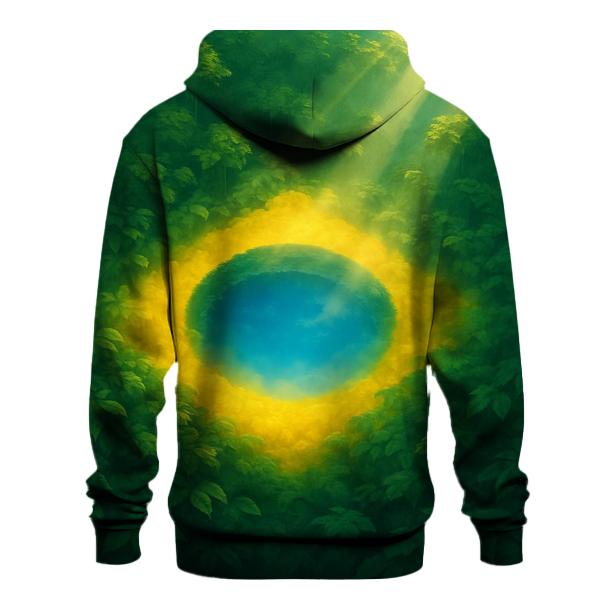Brazil Neon Rainforest Pulse hoodies fashion