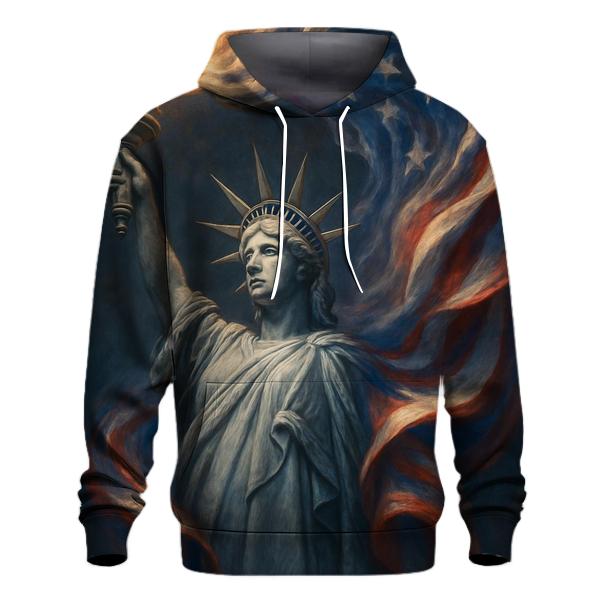 Marble Liberty Torchwave custom hoodies
