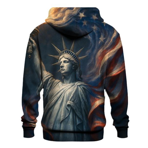Marble Liberty Torchwave custom hoodies