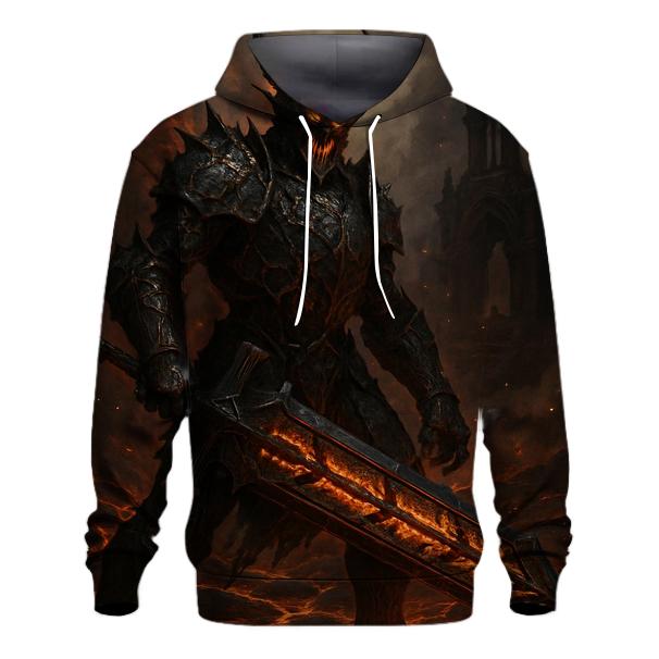 Lava Heart Cathedral Knight printed hoodies