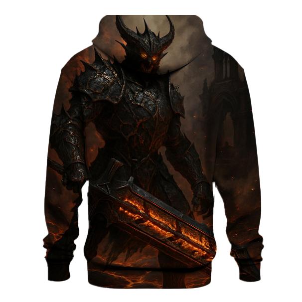 Lava Heart Cathedral Knight printed hoodies