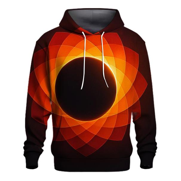 Golden Eclipse Petal Halo hoodie trends