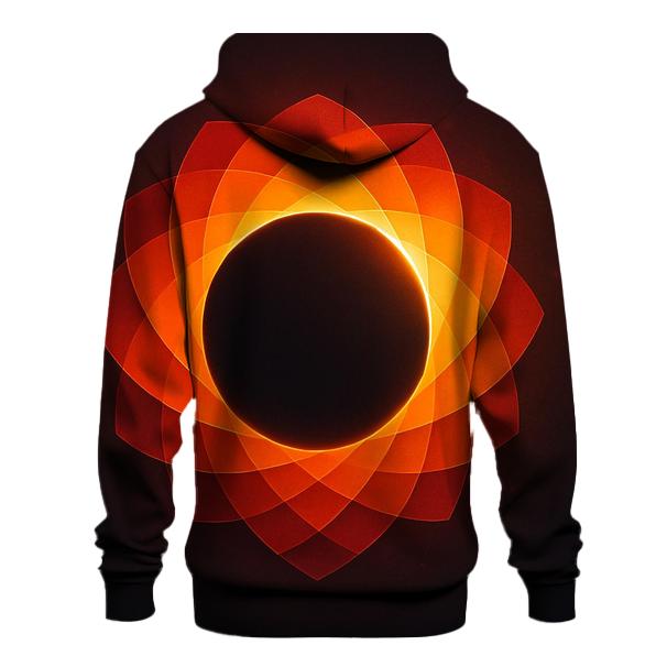 Golden Eclipse Petal Halo hoodie trends