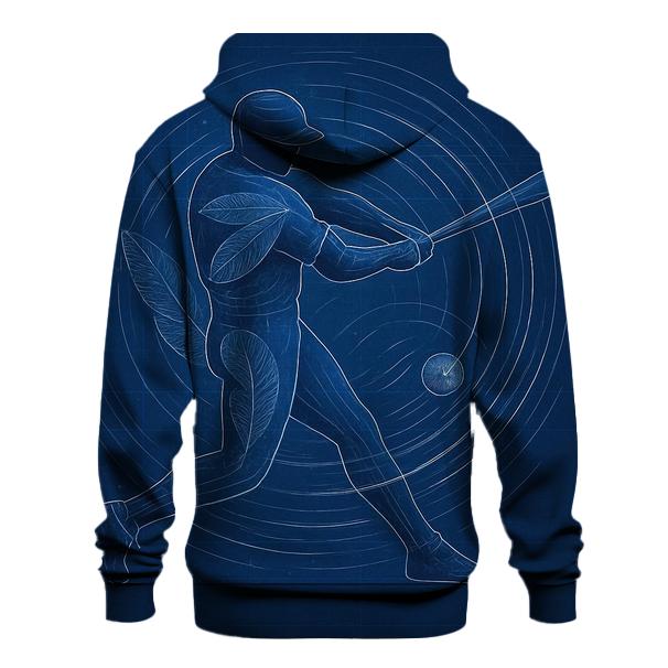 Blueprint Motion Blue Jays Swing embroidered hoodies
