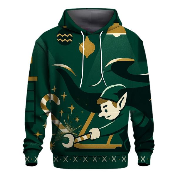 Elf Sleigh Tune Up Garage hoodie trends