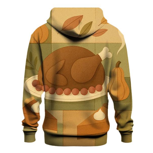 Quilted Tabletop Still Life Of Thanks custom hoodies