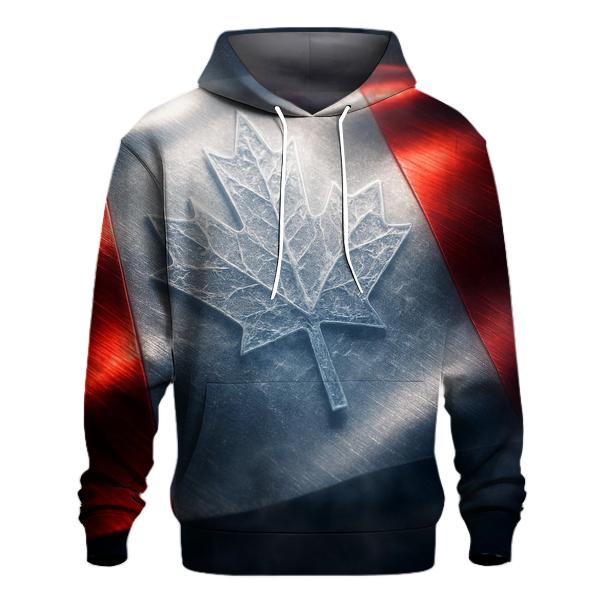 Canada Maple Leaf Frost Metallurgy hoodie trends