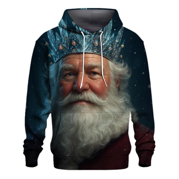 3D Hyper Real Santa Frost Crown pullover hoodies