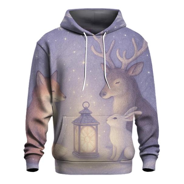 North Pole Wildlife Carol Circle hoodies fashion