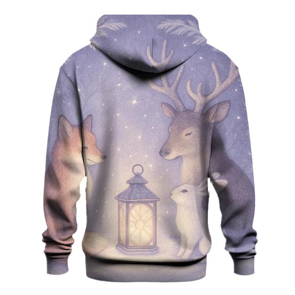 North Pole Wildlife Carol Circle hoodies fashion