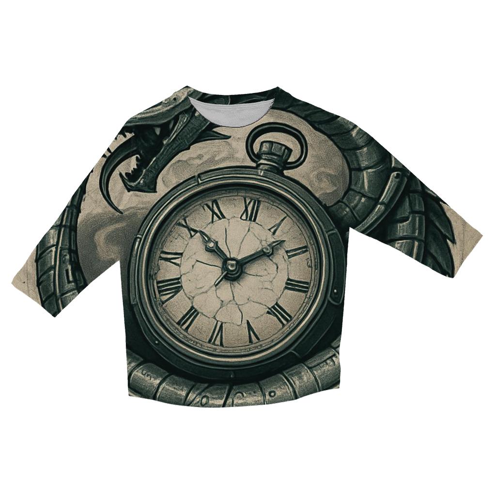 Basilisk Clockwork Ouroboros custom 3/4 sleeve shirts