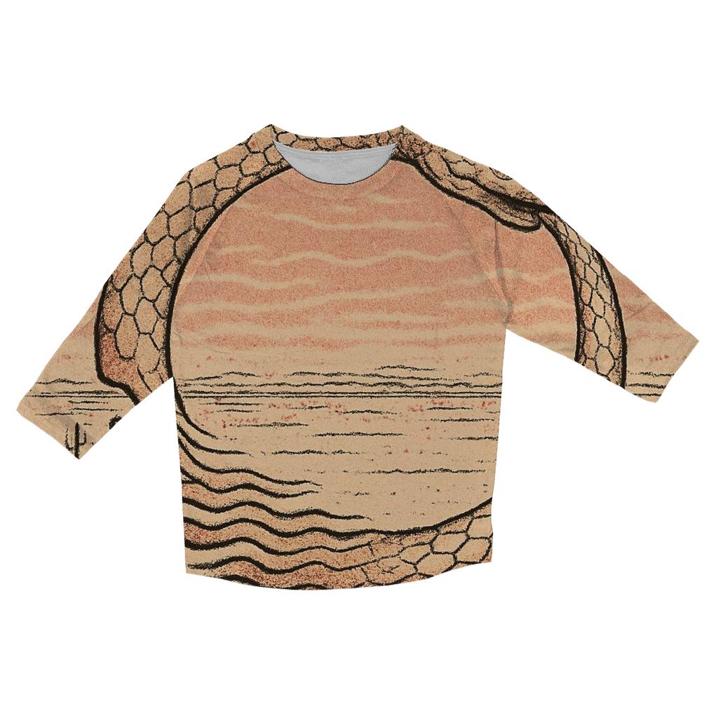 Salt Desert Ouroboros Mirage custom 3/4 sleeve shirts