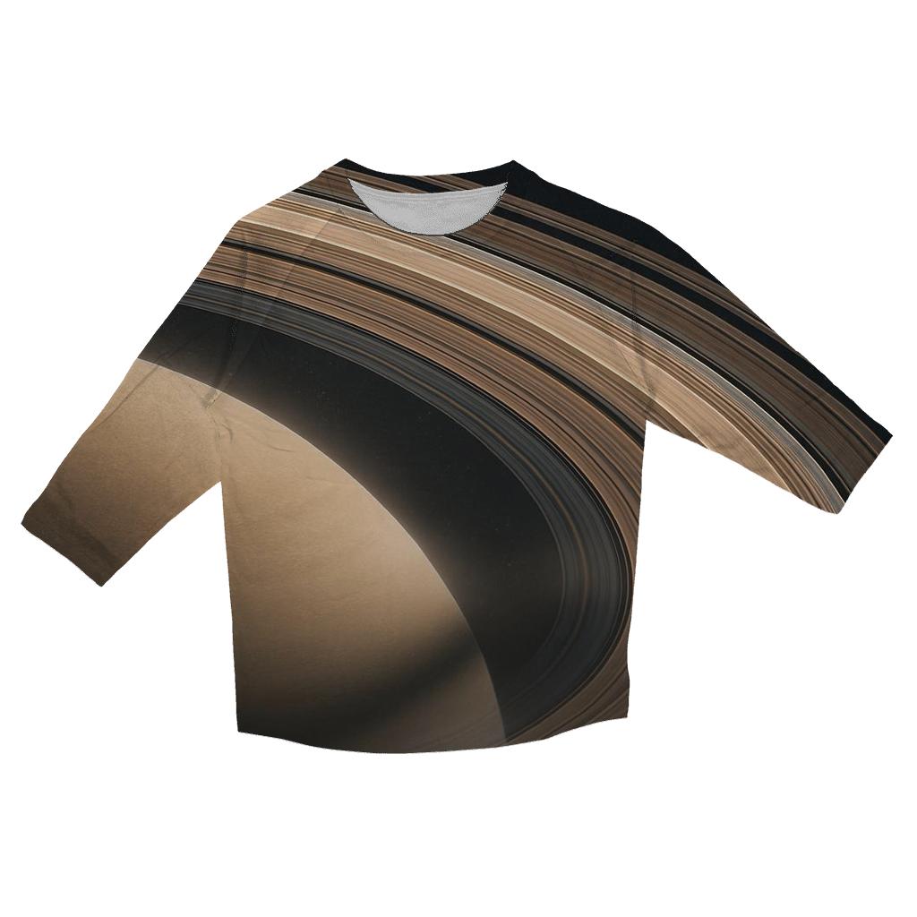 Ring Plane Shadow Bands designer 3/4 sleeve blouses