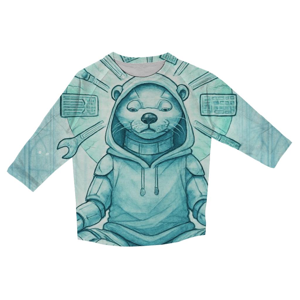 Cathedral Of Floating Tools fashion 3/4 sleeve shirts