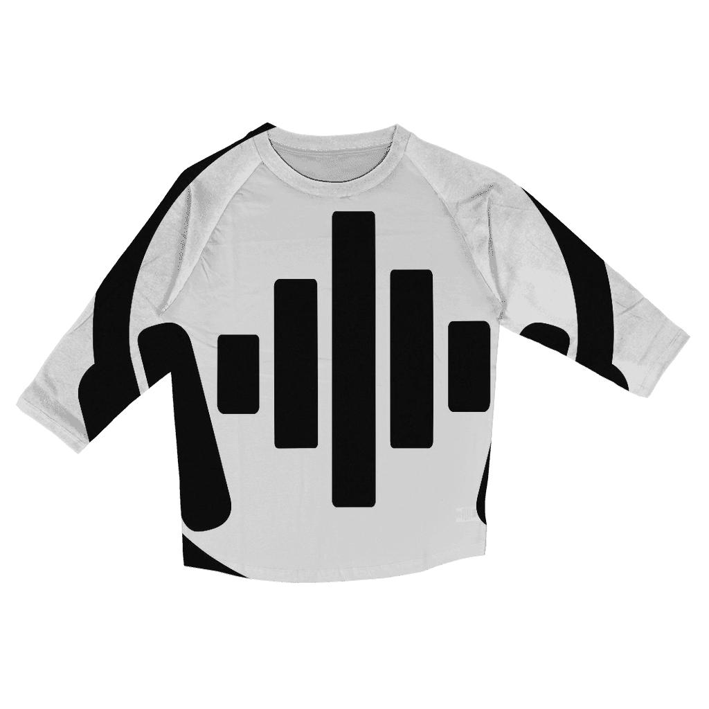 Monochrome Headphone Halo trendy 3/4 sleeve tops