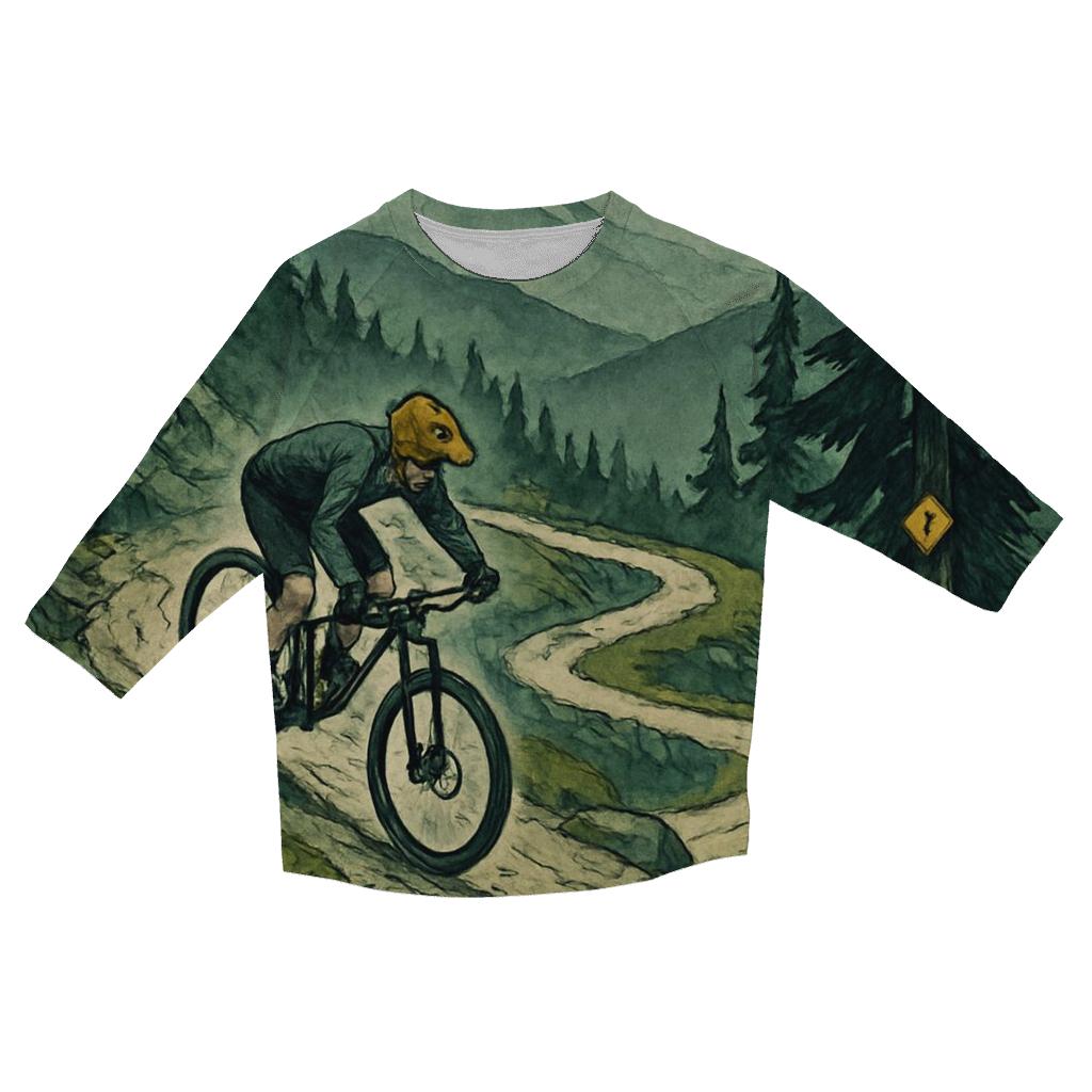 Mountain Bike Switchback Skyline trendy 3/4 sleeve tops