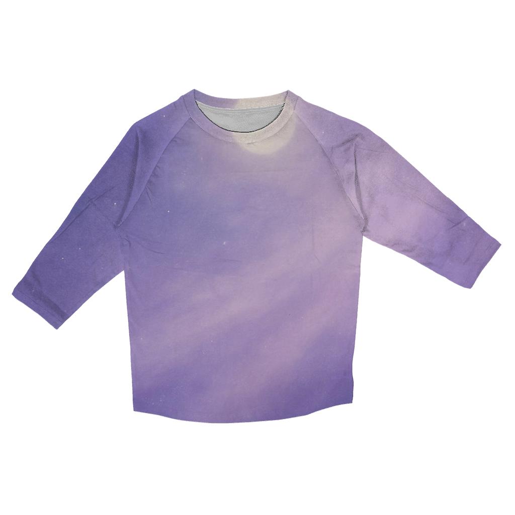 Moonlit Lavender Veil cotton quarter sleeve shirts