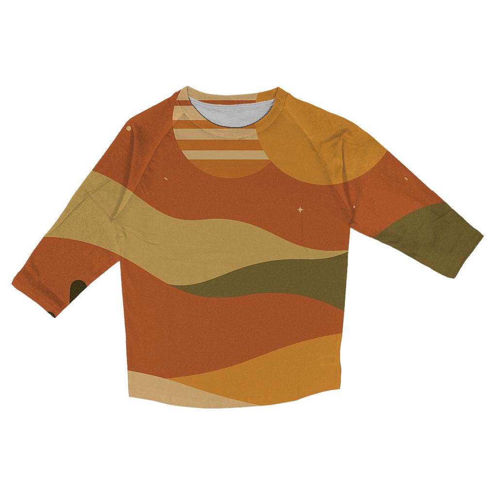 Desert Horizon Double Sun casual three quarter sleeve shirts