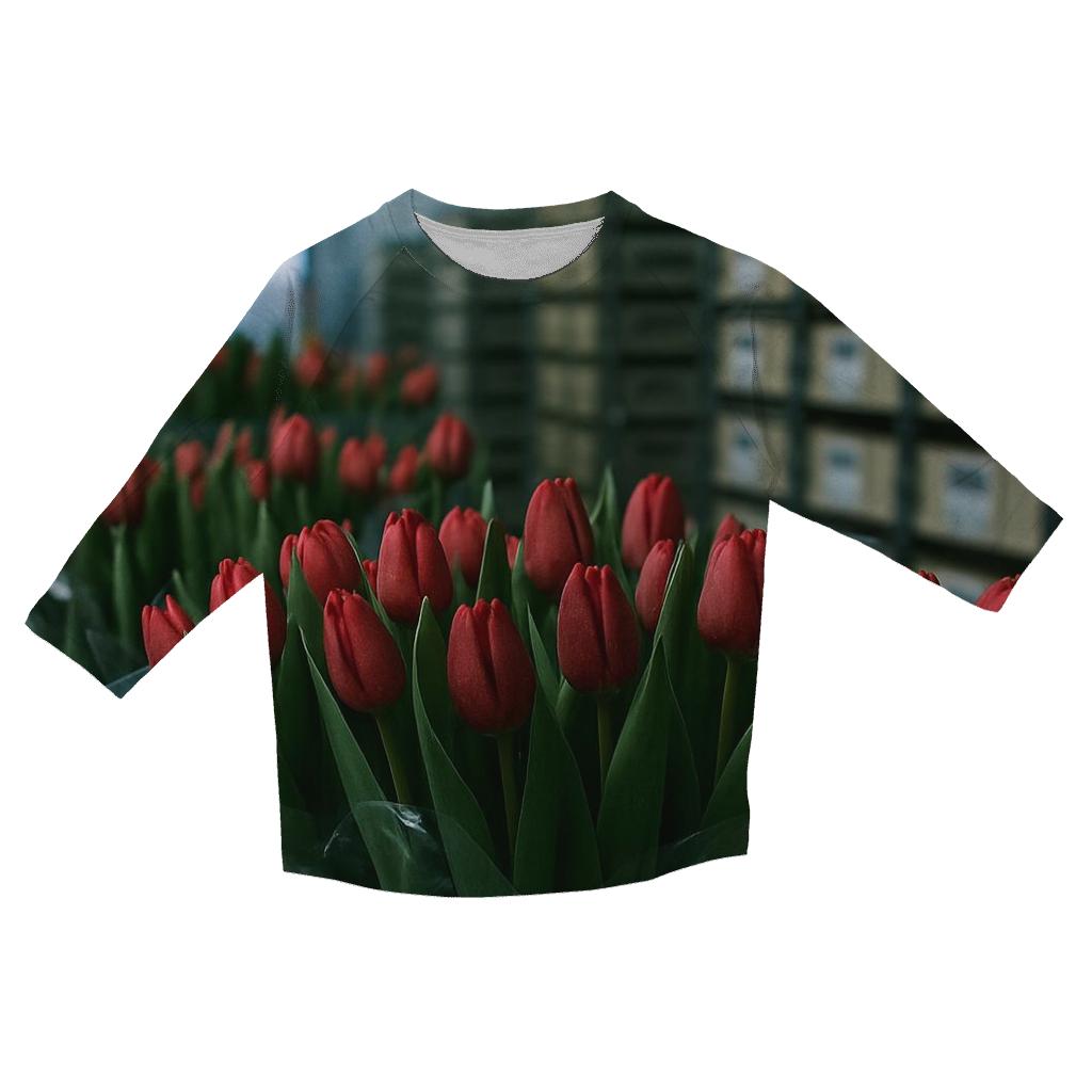 Cold Storage Tulip Inspection In A Commercial Flower Warehouse stylish quarter sleeve tops