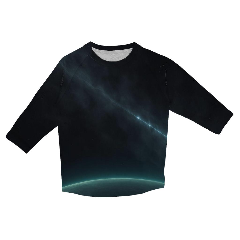 Magnetotail Reconnection Line casual three quarter sleeve shirts