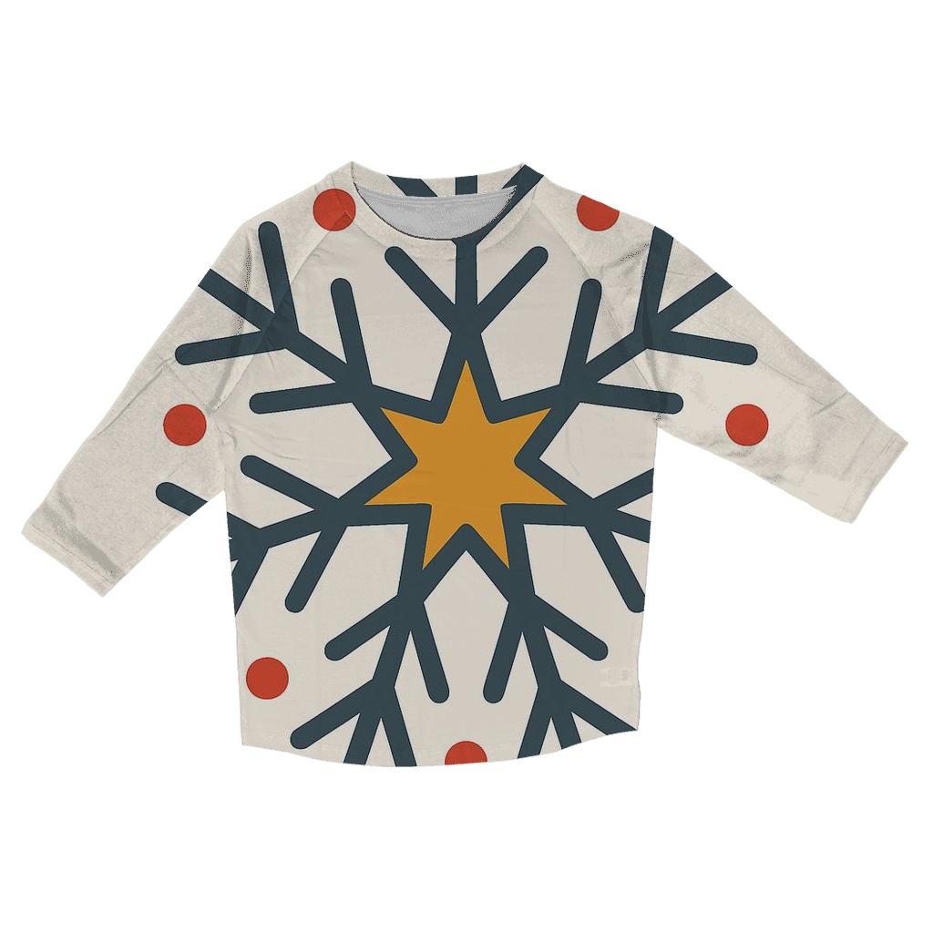 Reindeer Antler Starburst stylish quarter sleeve tops