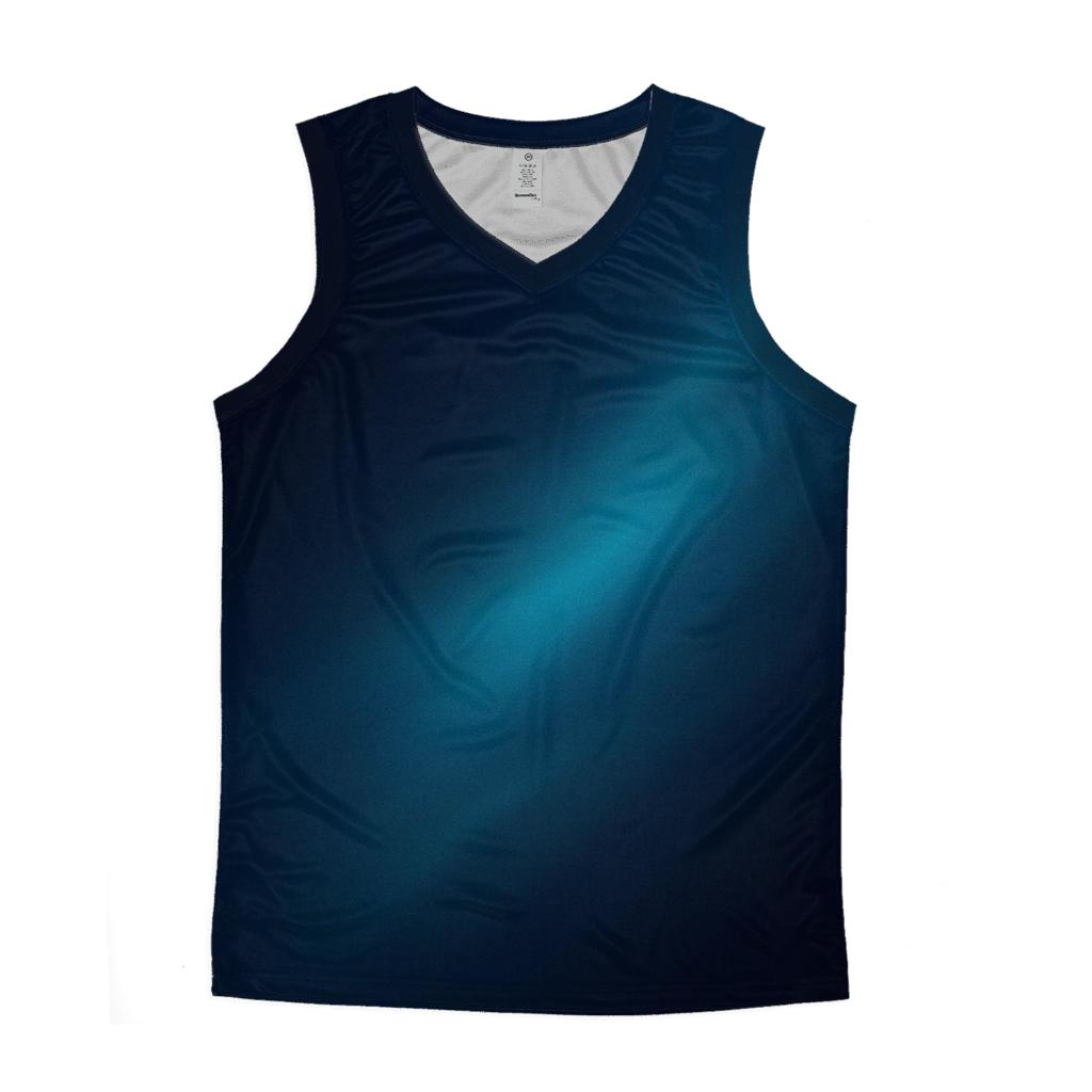 Abyssal Sapphire Drift sports performance tank tops