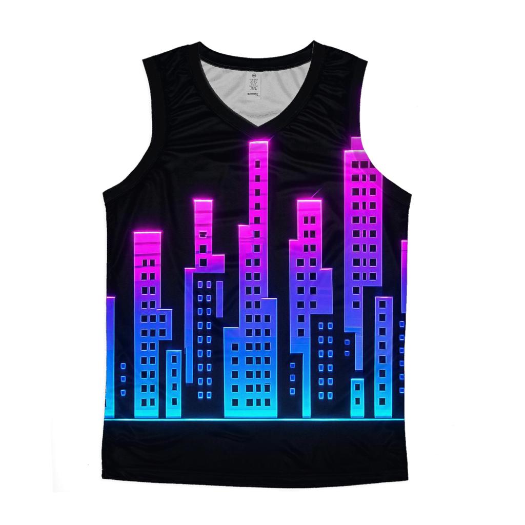 Equalizer Skyline Gradient stylish racerback tanks