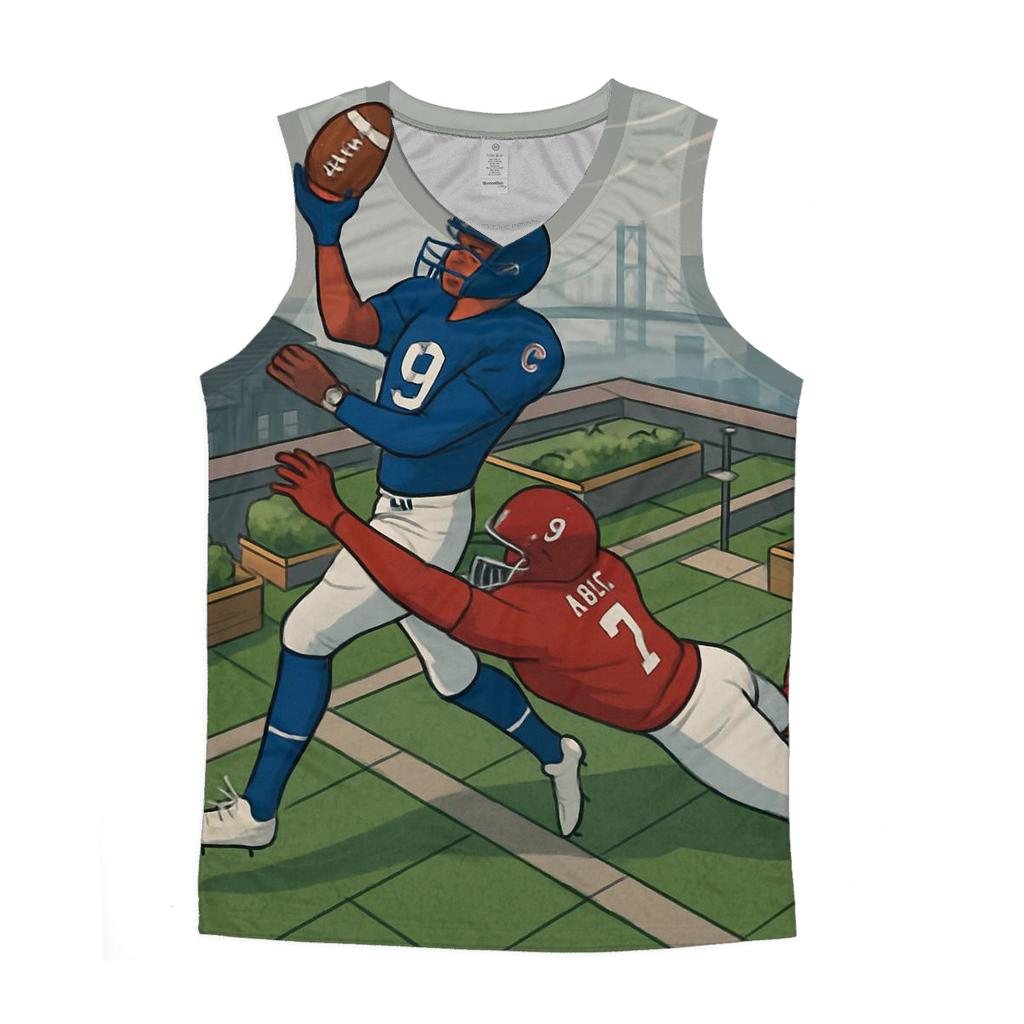Rooftop Garden Scrimmage Above Two Cities stylish racerback tanks