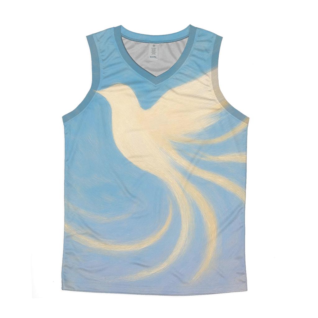 Dove Of Dawn Wind sports performance tank tops