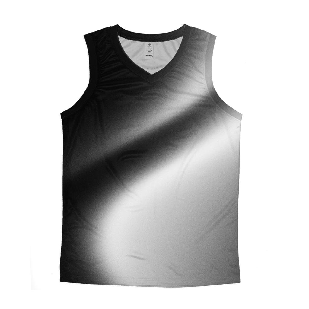 Obsidian To Silver Sheen trendy fitted tank tops