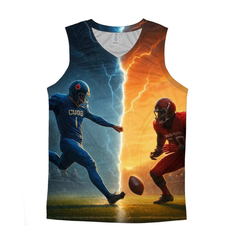 Stormfront Lightning Kickoff Across A Split Field casual summer tank tops