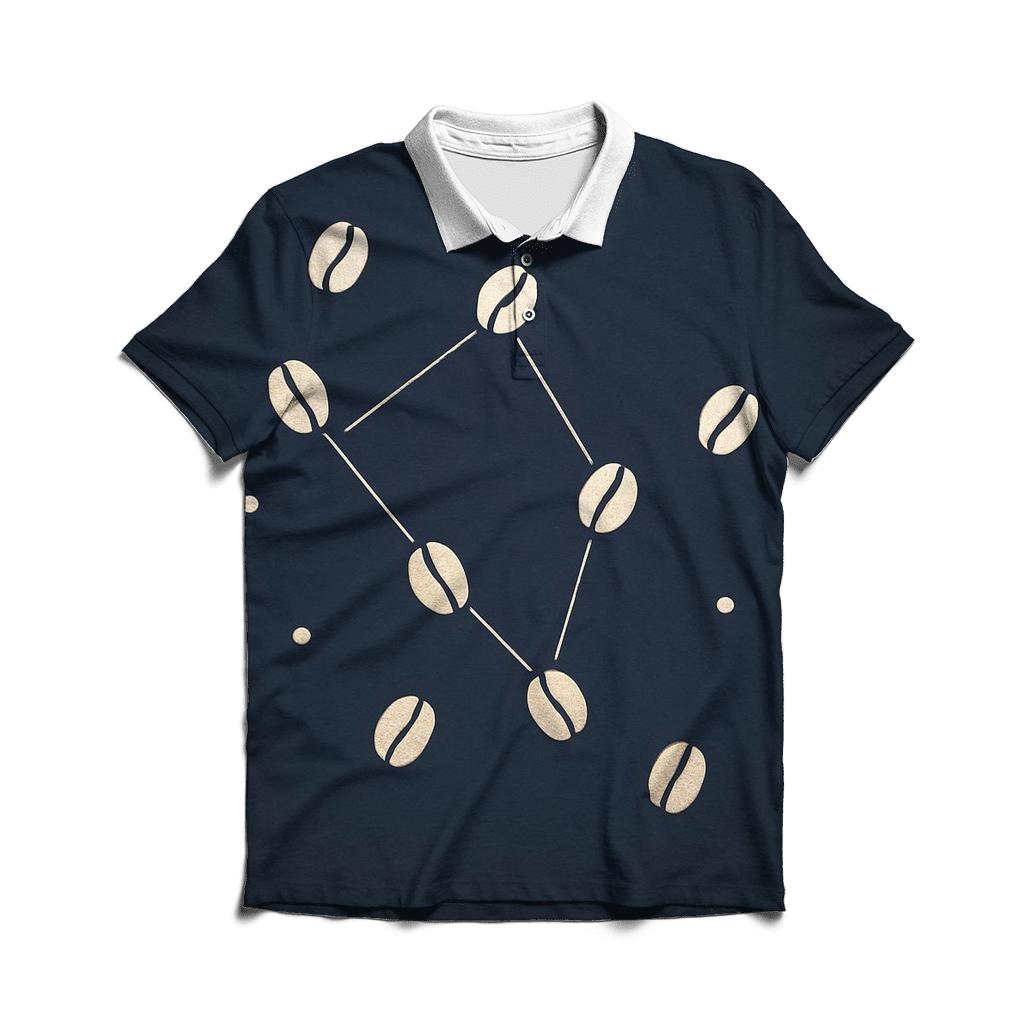 Bean Cluster Constellation custom polo shirts