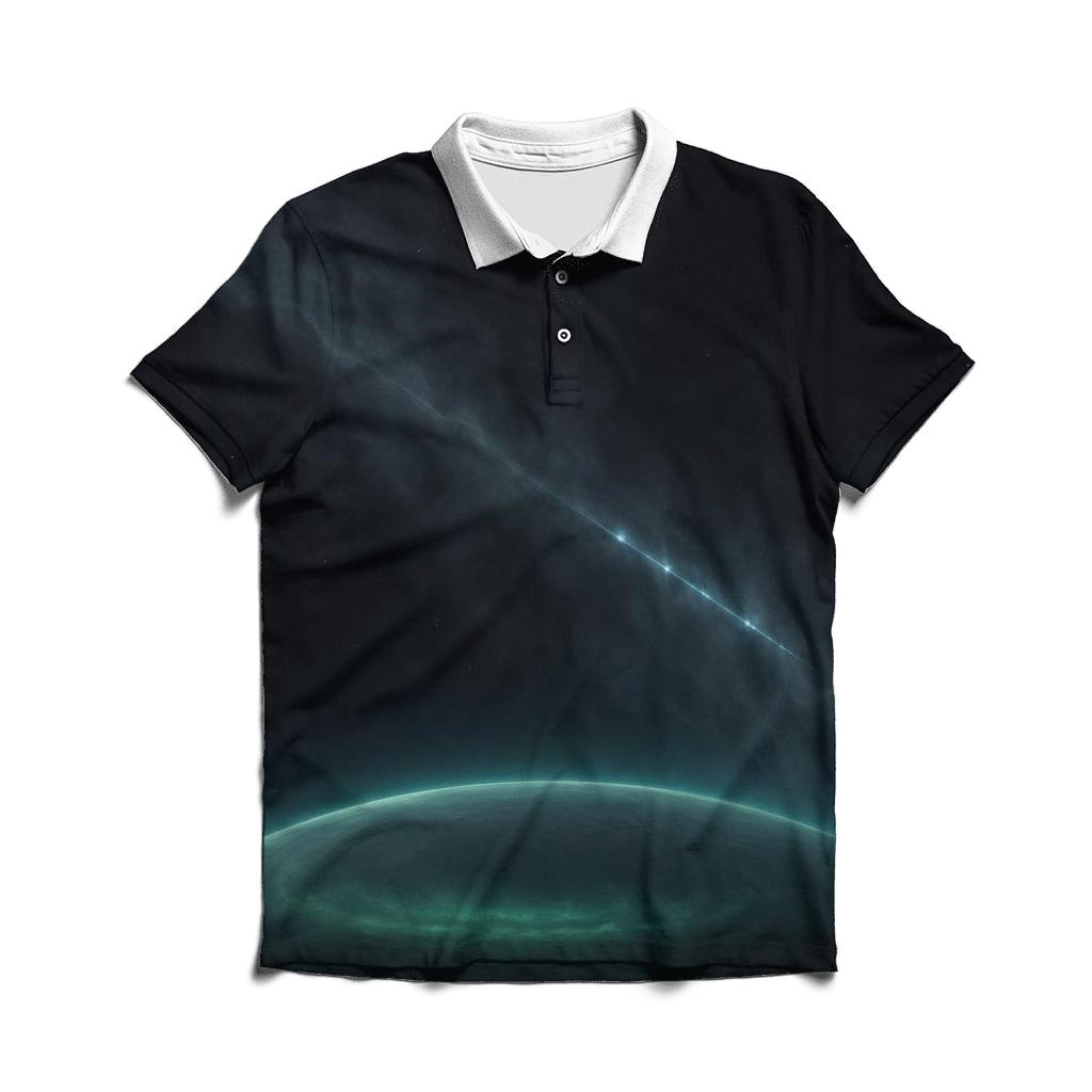 Magnetotail Reconnection Line premium cotton polo shirts