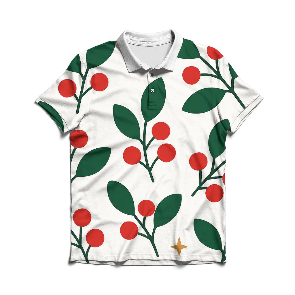 Mistletoe Dot Constellation branded logo polo shirts