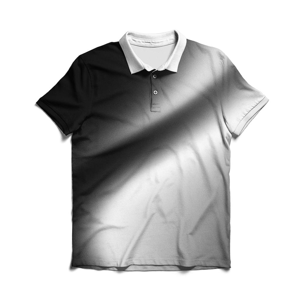 Obsidian To Silver Sheen premium cotton polo shirts