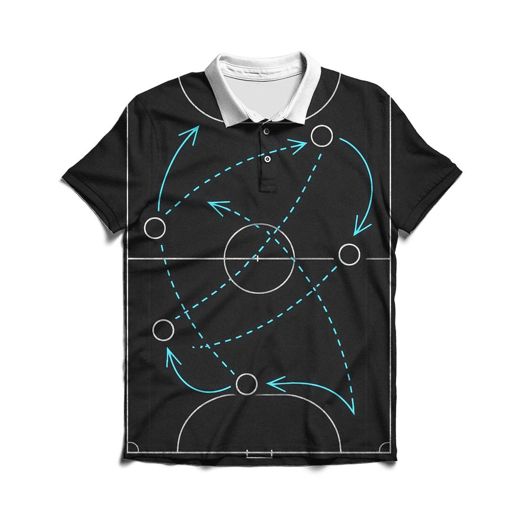 Futsal Street Court Blueprint designer slim fit polos