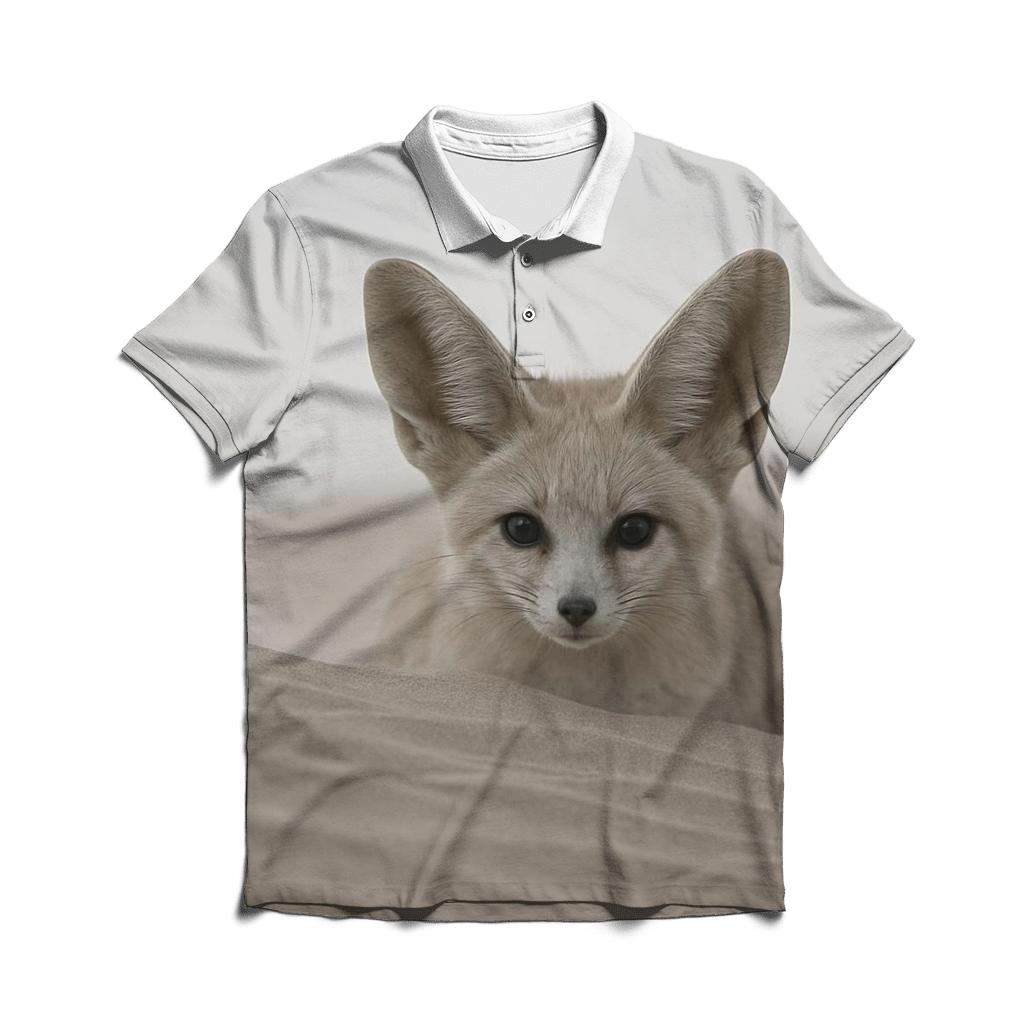 Sandstorm Lull Fennec Fox designer slim fit polos