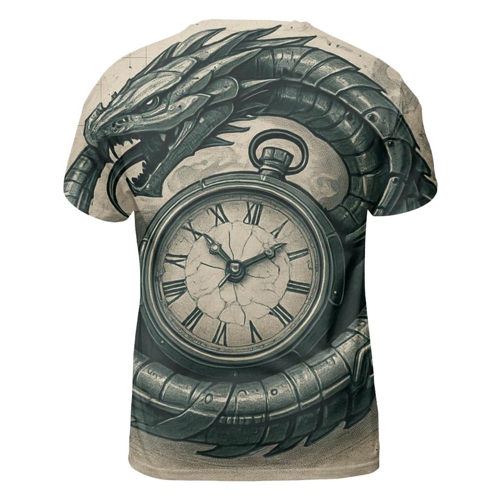 Basilisk Clockwork Ouroboros custom all-over print shirts